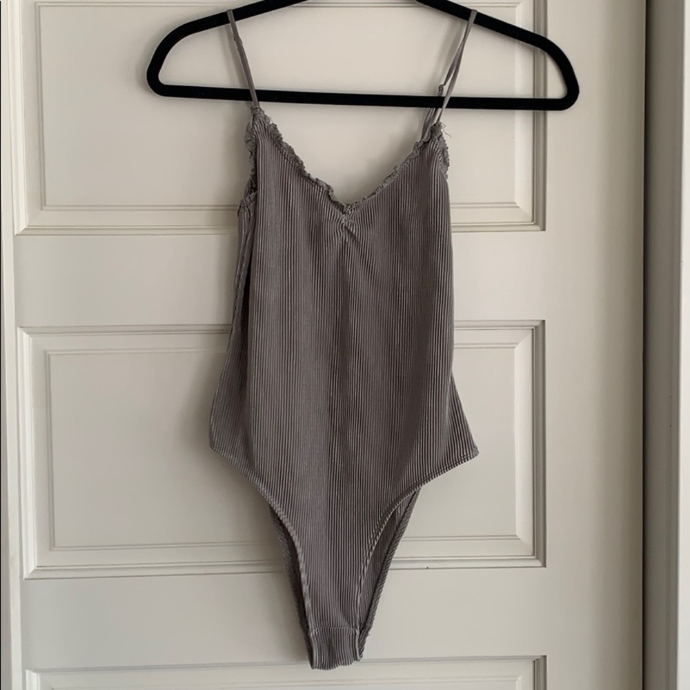 Silver Body suit